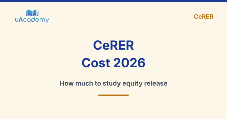 Cerer Cost 2026 – How Much Does The Equity Release Qualification Cost?